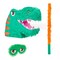 Large Green Dinosaur Pinata with Stick & Blindfold for Kids Boys Dino Birthday Party Decorations Supplies, 20 x 13.75 x 5.5 in